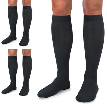 01 Black/Black/Black - Medical Compression Socks (20-30 mmHg)