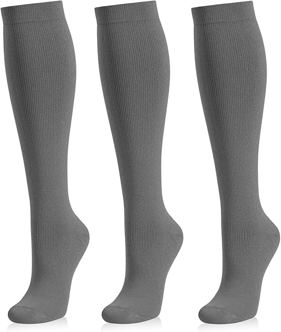 02 Gray/Gray/Gray - Medical Compression Socks (20-30 mmHg)