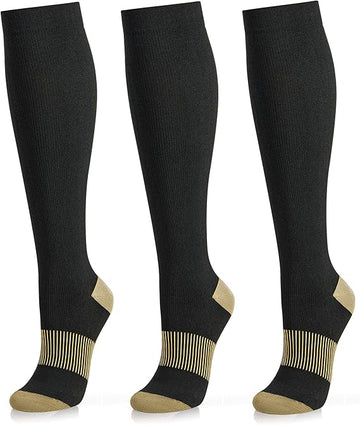 05 Black Copper - Medical Compression Socks (20-30 mmHg)