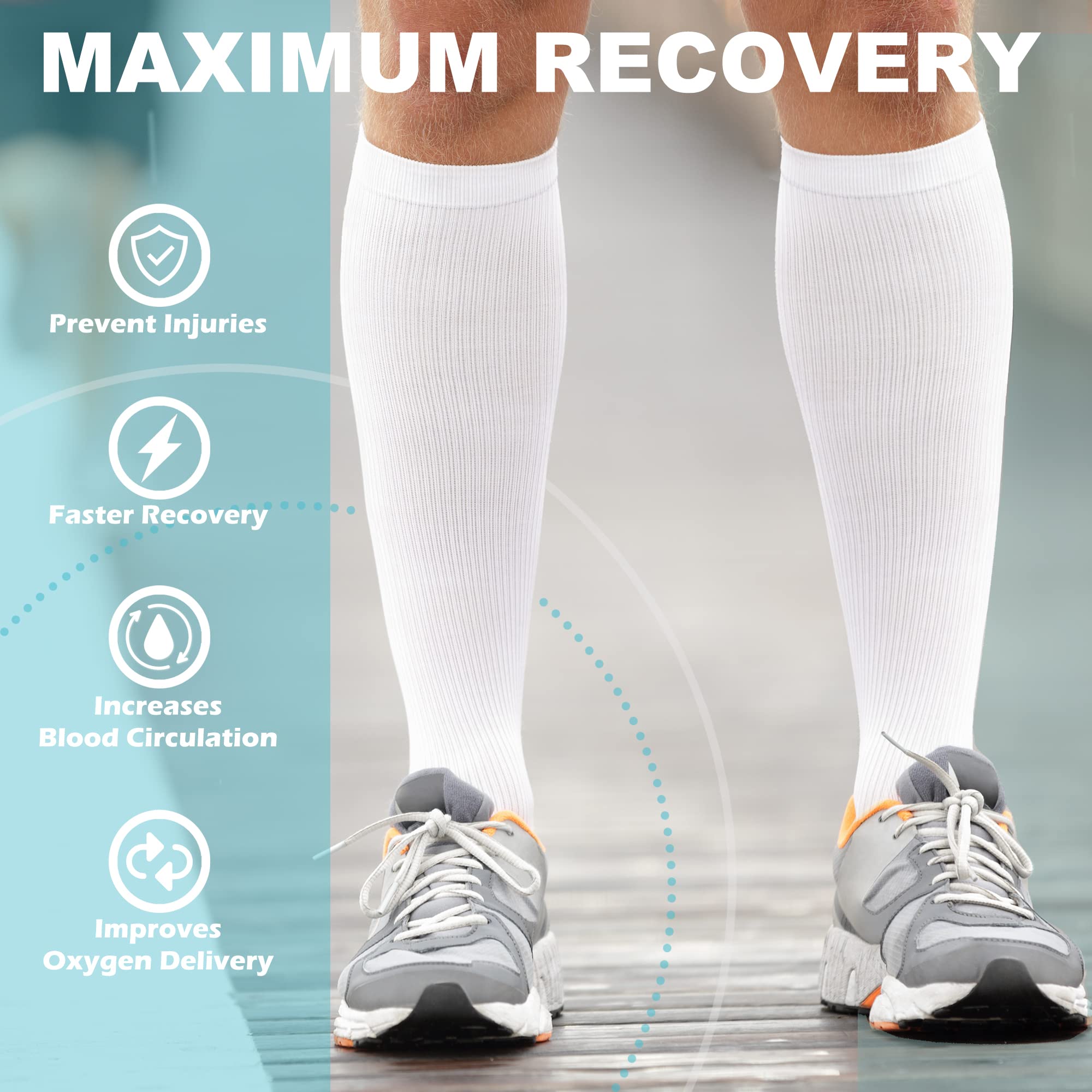 08 Christmas - 3 Pairs Medical Compression Socks (20-30 mmHg)